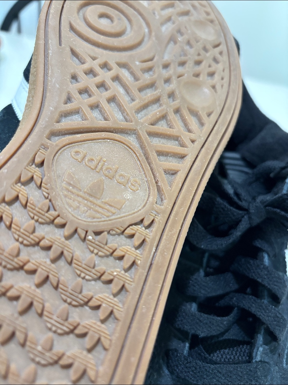 adidas Black White Gum Classic Samba Sneakers - Picture 8 of 8